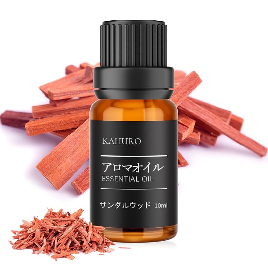 【新品】サンダルウッド 10ml エッセンシャルオイル・精油（アロマオイル） Amazon.co.jp: Kahuro サンダルウッド 精油 10ml エッセシャン